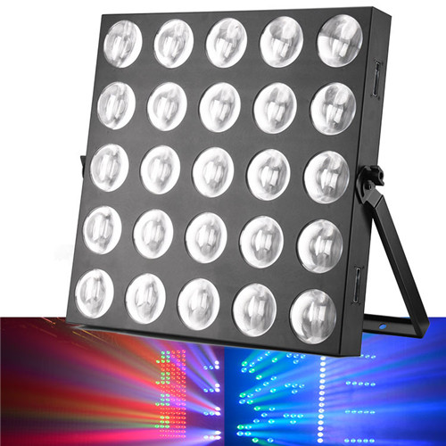 High Brightness 25pcs 30w RGB 3in1 5x5 LED DMX Matrix Panel Light